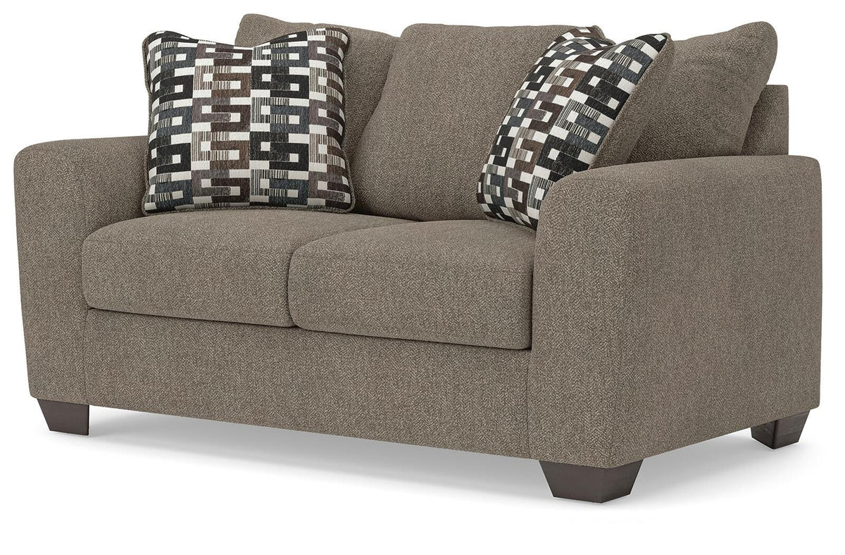 Triston-Peaks Loveseat Chenille