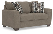 Triston-Peaks Loveseat Chenille