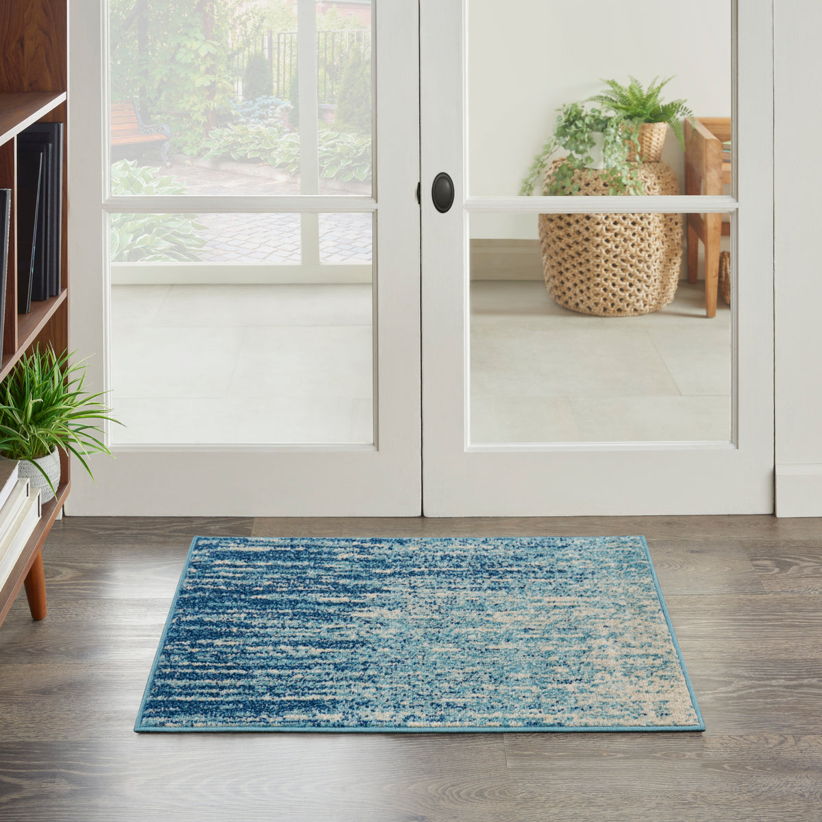 Passion PSN09 Navy Light Blue Rug - room scene