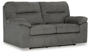 Bindura Glider Loveseat Velvet