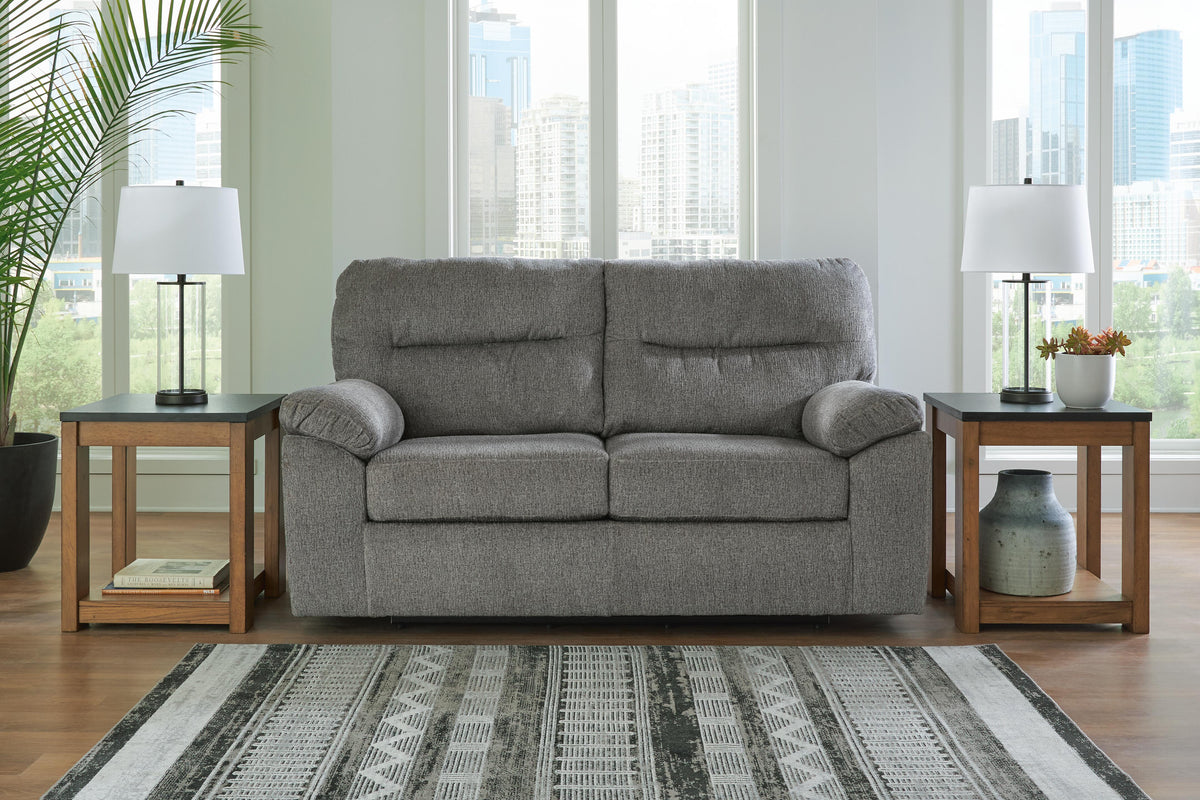 Bindura Glider Loveseat Velvet