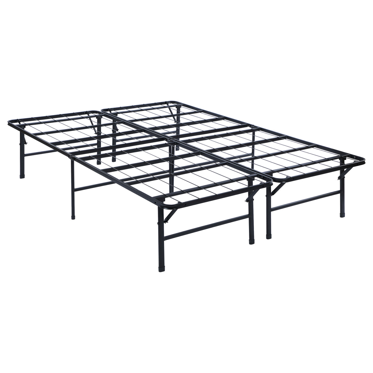 Mabel Metal Mattress Support Platform Bed Black - Full
