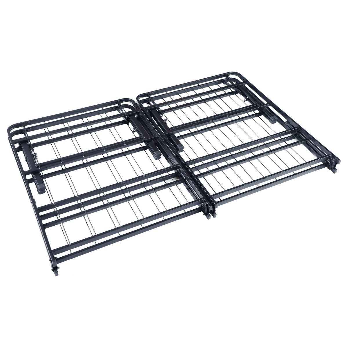 Mabel Metal Mattress Support Platform Bed Black - Full