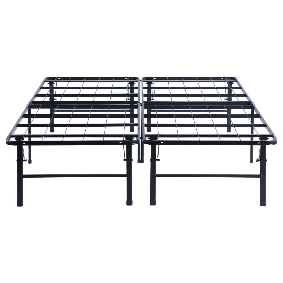Mabel Metal Mattress Support Platform Bed Black - Eastern King