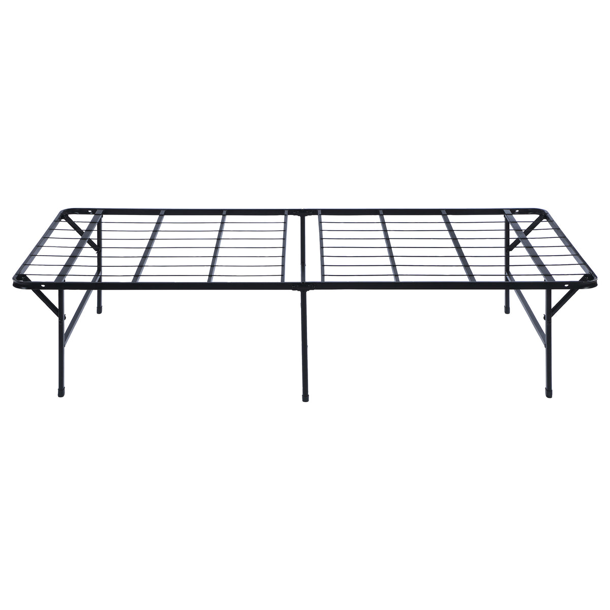 Mabel Metal Mattress Support Platform Bed Black - Twin