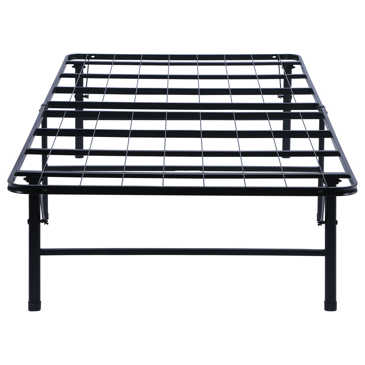 Mabel Metal Mattress Support Platform Bed Black - Twin