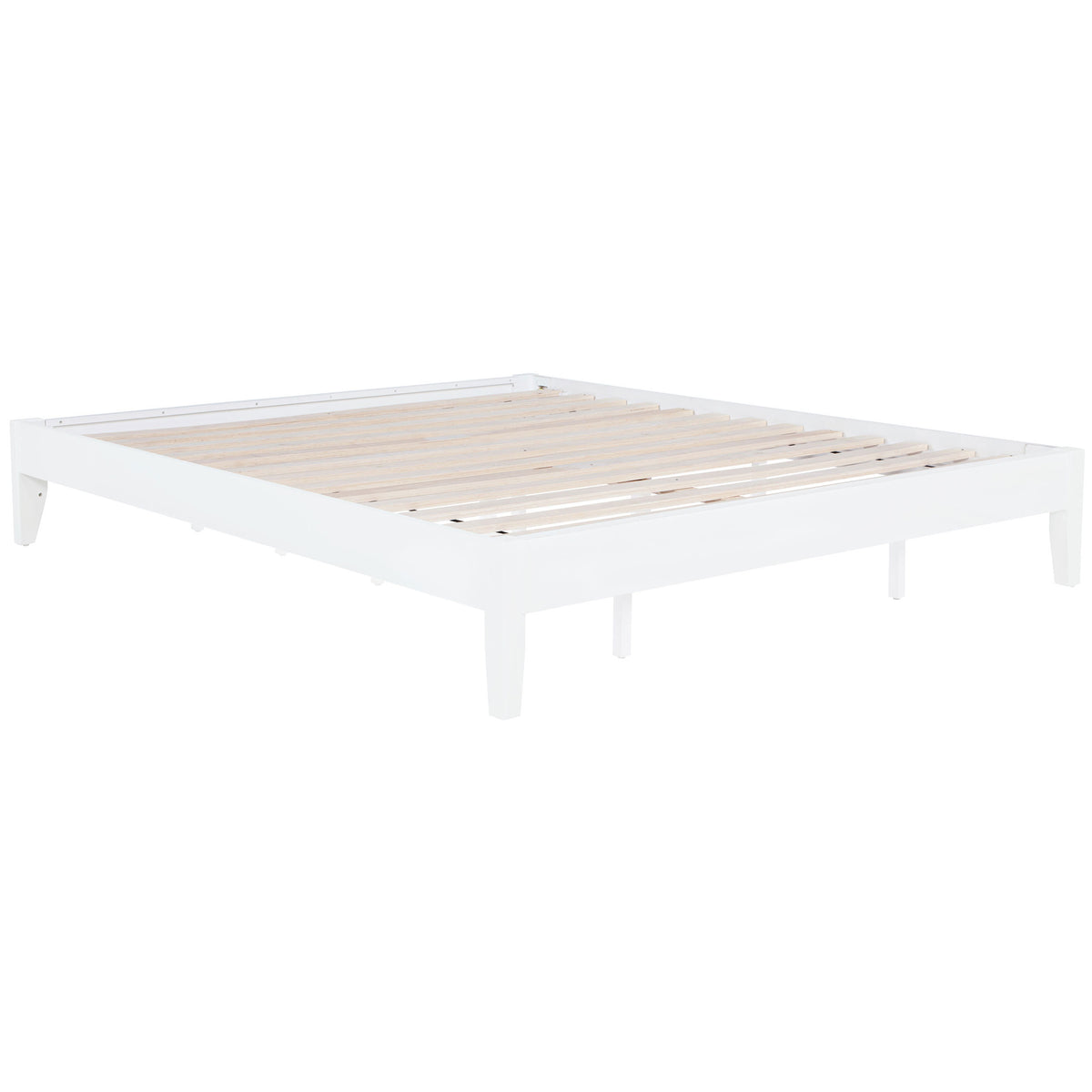 Hounslow Universal Platform Bed - Eastern King, White