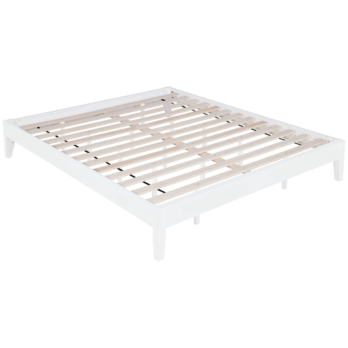 Hounslow Universal Platform Bed - Eastern King, White