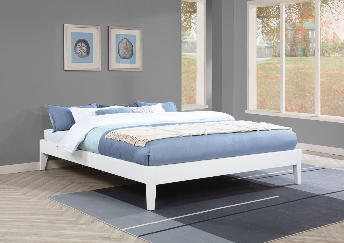 Hounslow Universal Platform Bed - California King, White
