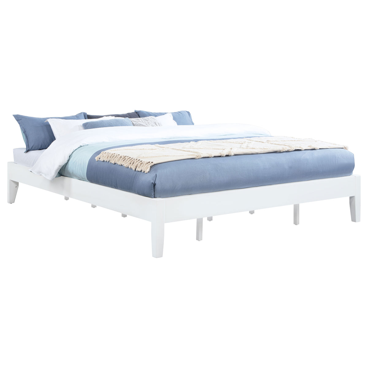 Hounslow Universal Platform Bed - California King, White