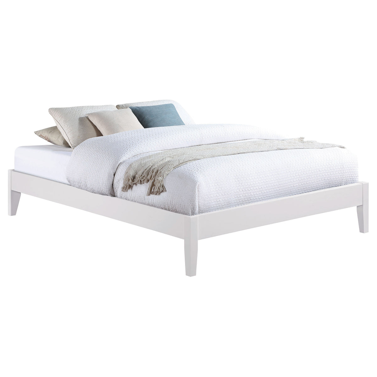 Hounslow Universal Platform Bed - Queen, White
