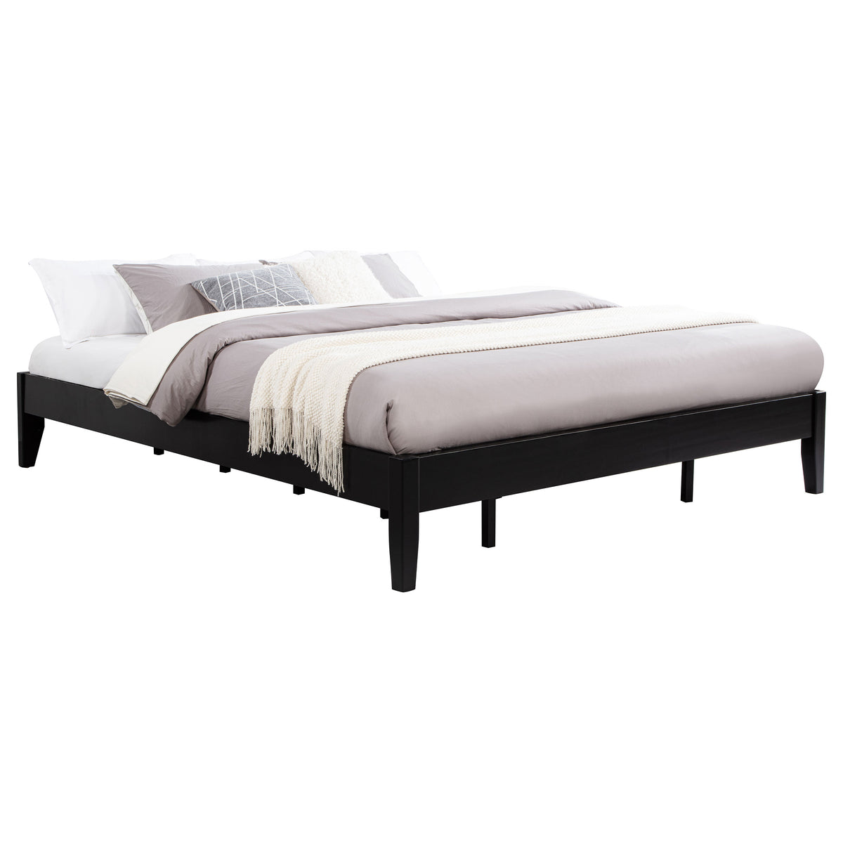 Hounslow Universal Platform Bed - Eastern King, Black