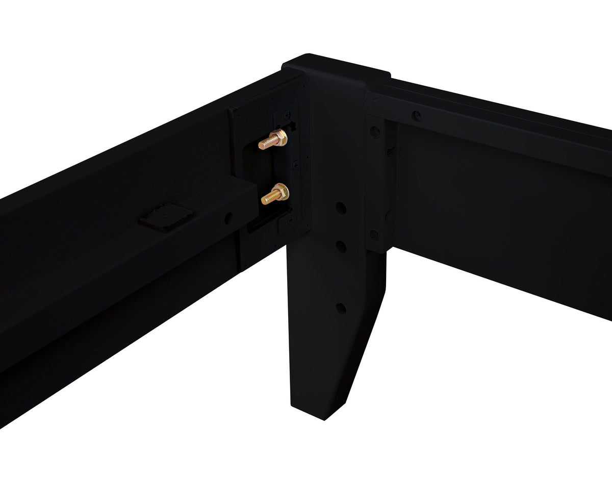 Hounslow Universal Platform Bed - Eastern King, Black