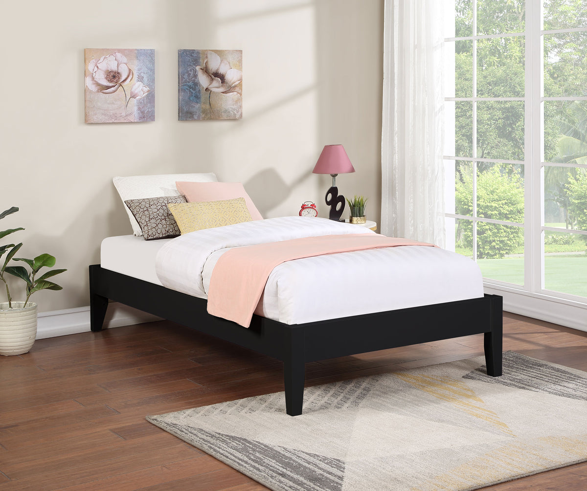 Hounslow Universal Platform Bed - Twin, Black