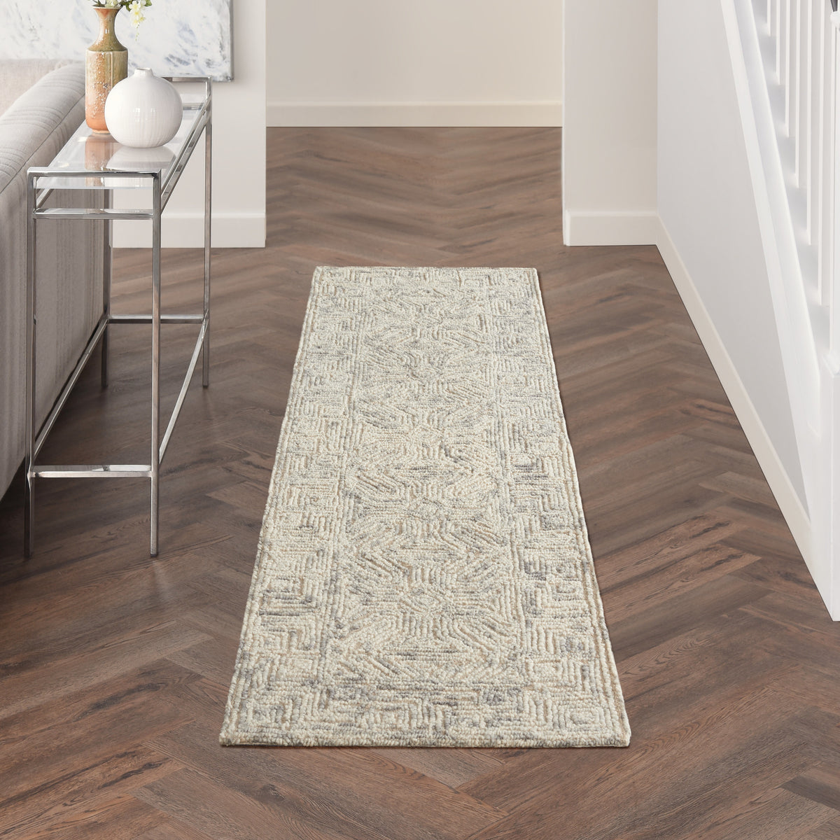 Colorado CLR05 Beige Grey Rug - room scene