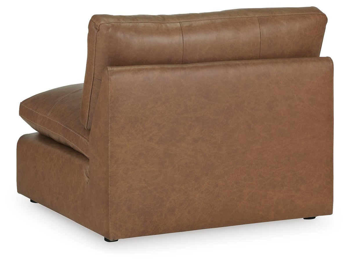 Emilia Armless Chair Leather