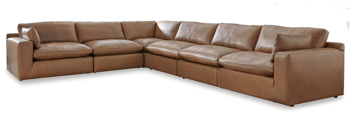 Emilia 6-Piece Sectional Leather