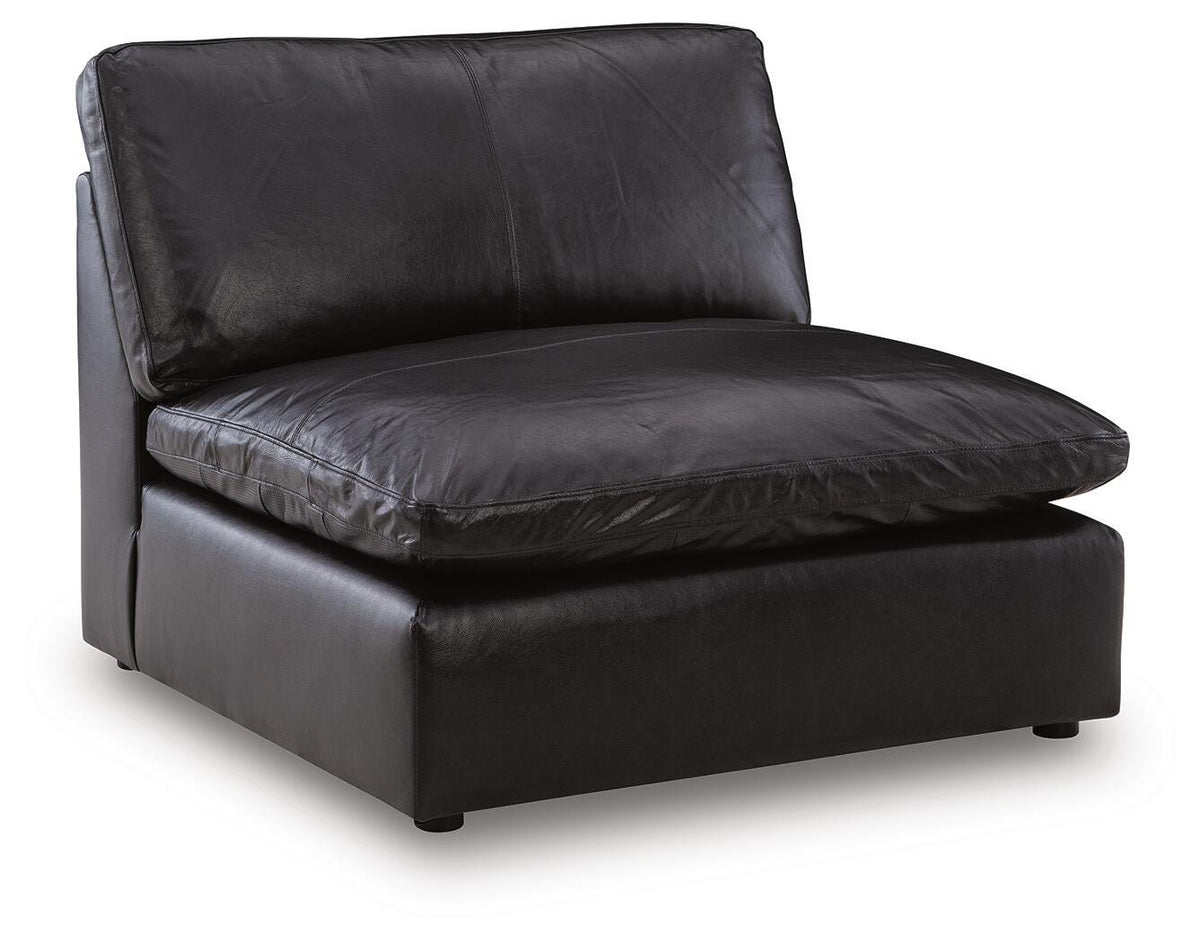 Emilia Armless Chair Leather