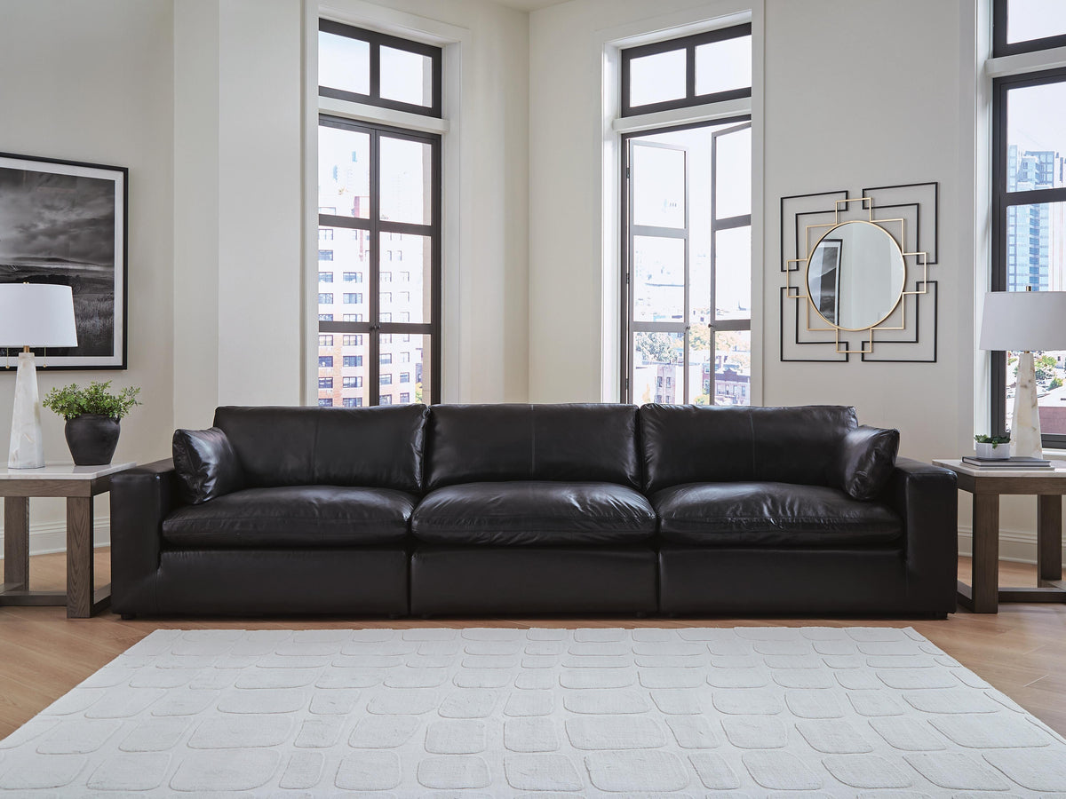 Emilia 3-Piece Sectional Sofa Leather