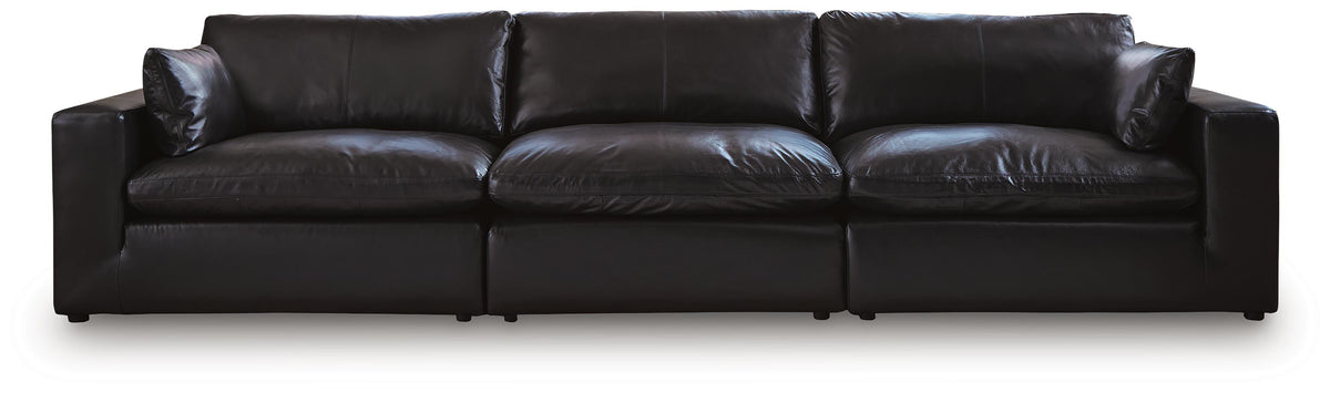 Emilia 3-Piece Sectional Sofa Leather
