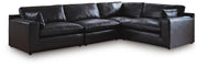 Emilia 4-Piece Sectional Leather