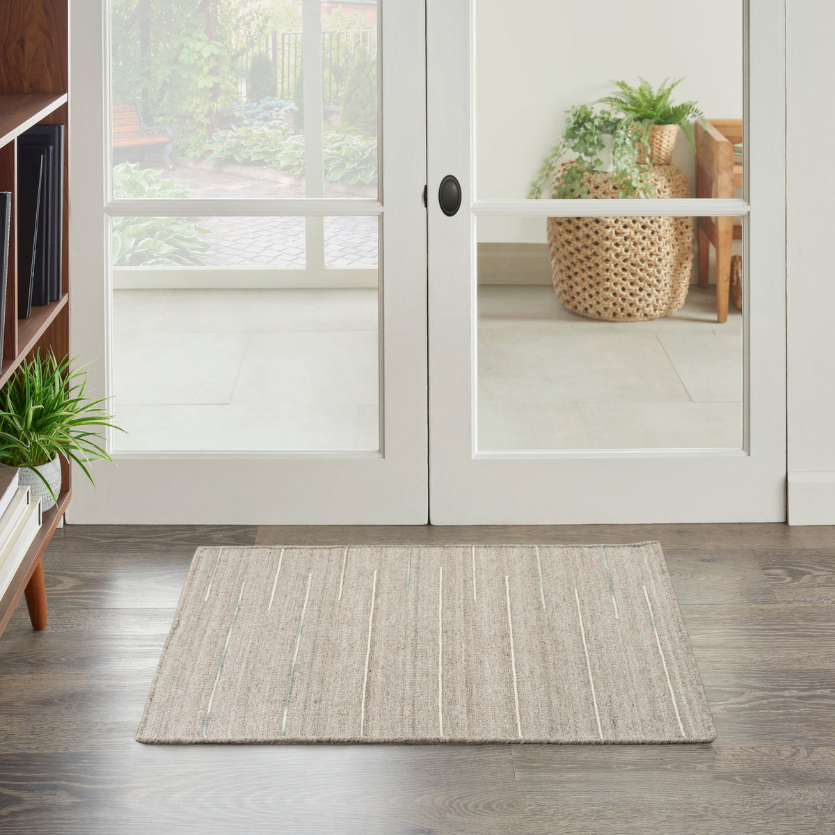 Interweave IWV01 Grey Rug - room scene