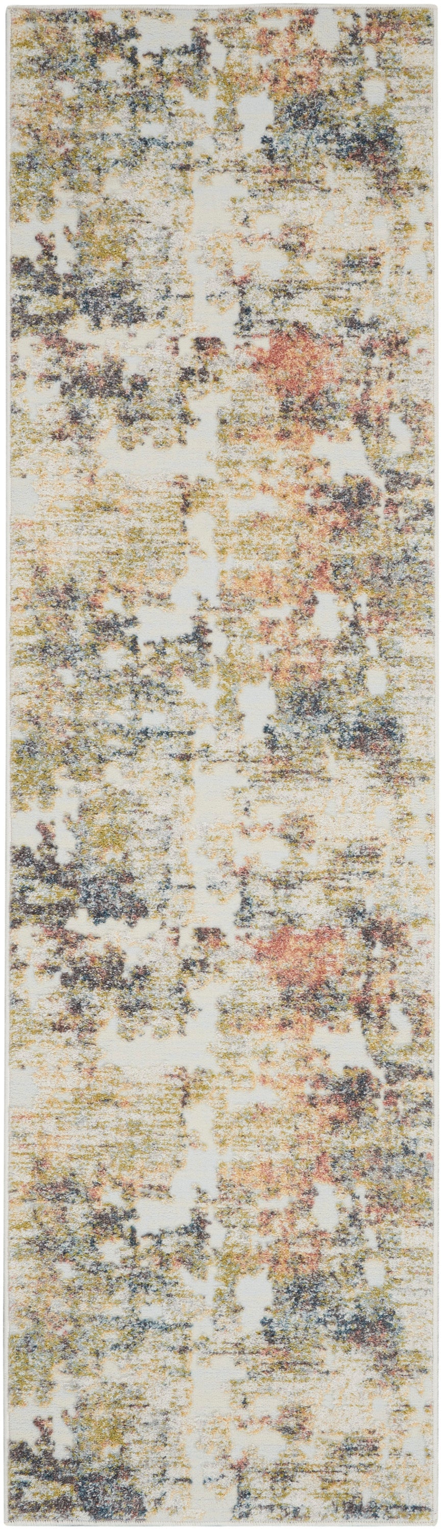 Trance TRC04 Ivory Multicolor Rug - Runner