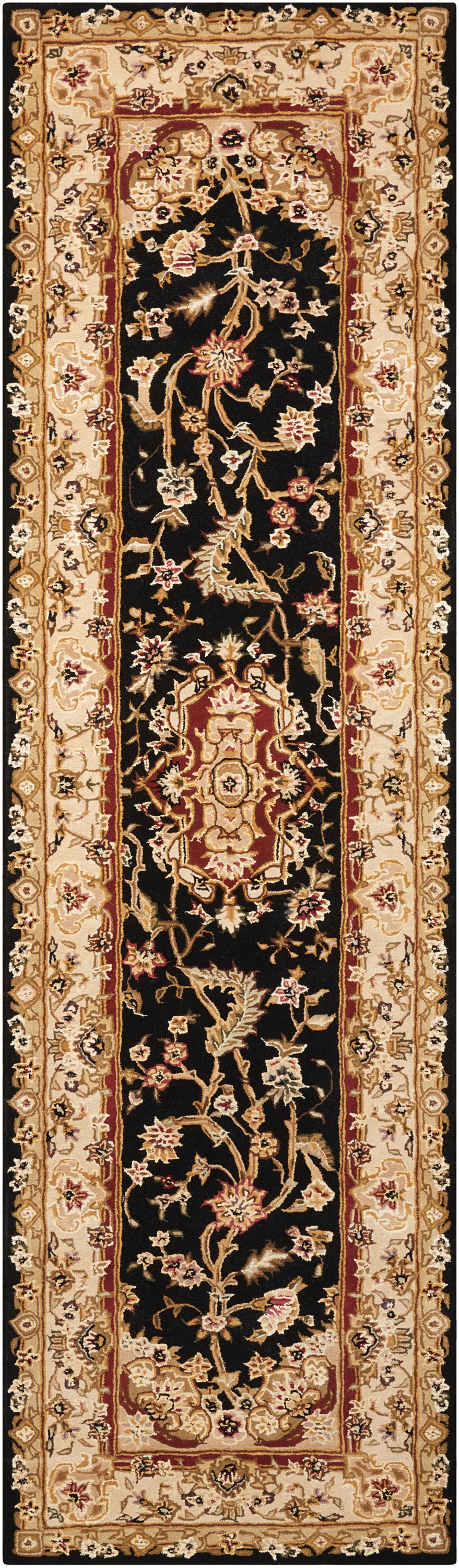 Nourison 2000 2028 Black Rug - Runner