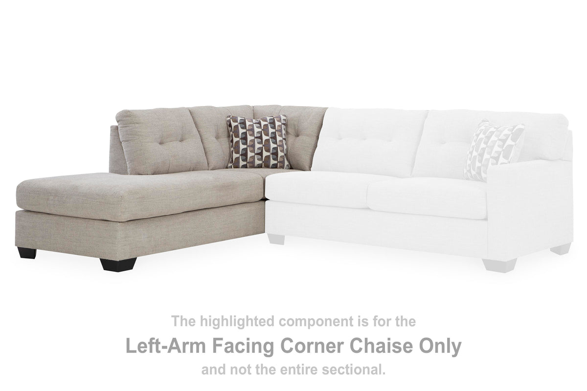 Mahoney LAF Corner Chaise Chenille
