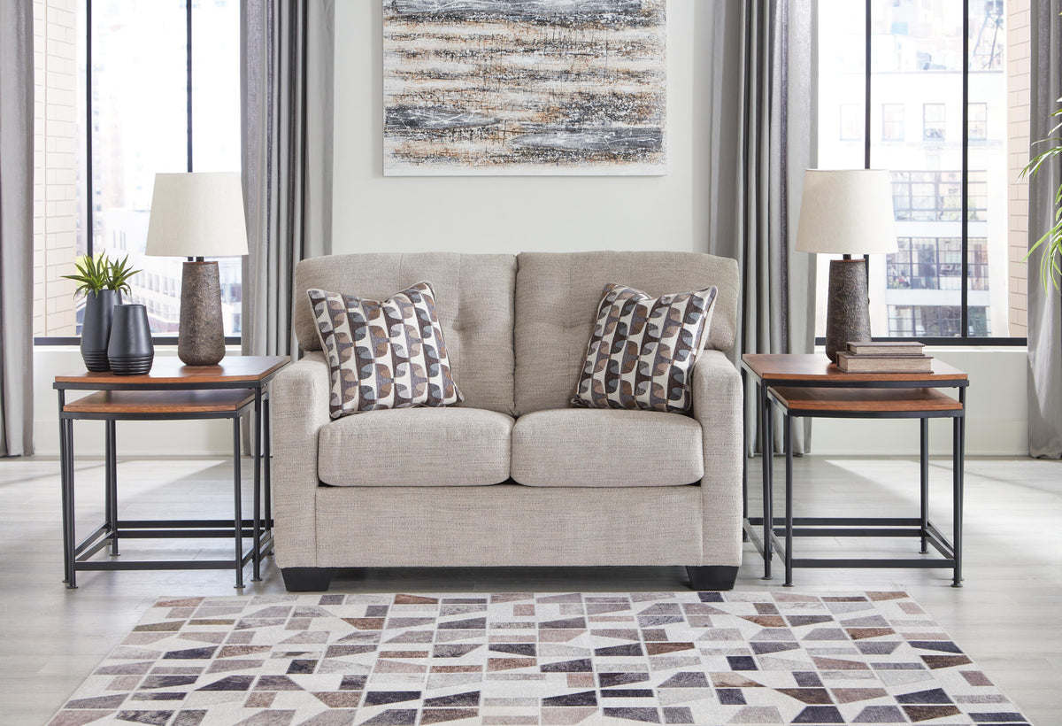 Mahoney Full Sofa Sleeper and Loveseat