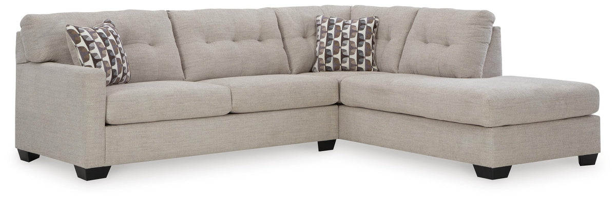 Mahoney 2-Piece Sectional with Chaise Chenille