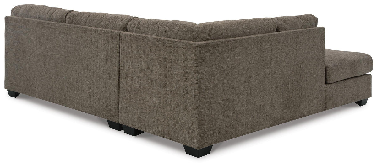 Mahoney 2-Piece Sleeper Sectional with Chaise Chenille