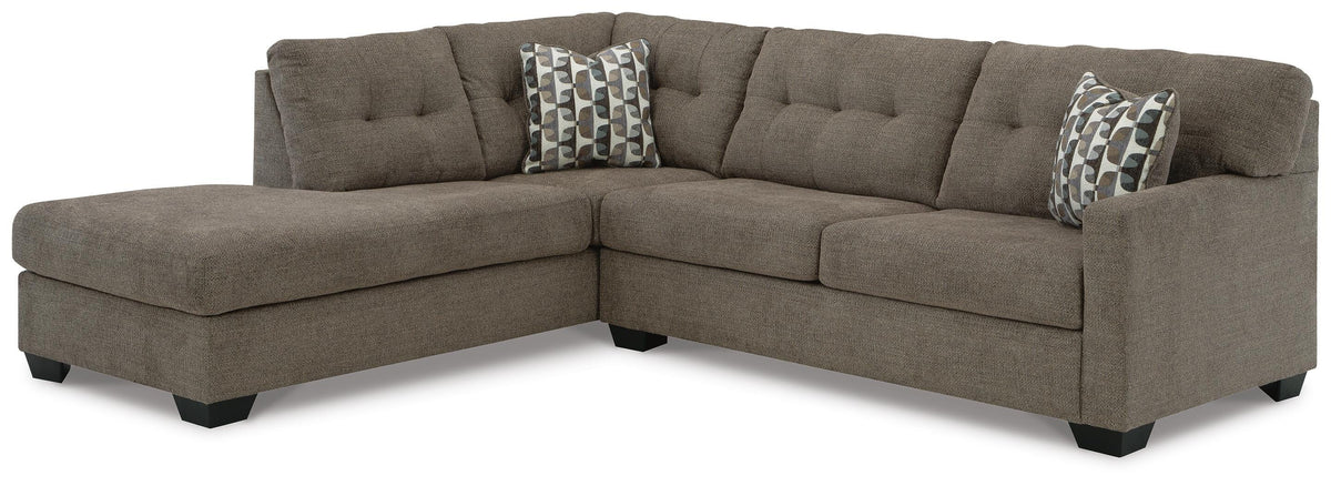 Mahoney 2-Piece Sectional with Chaise Chenille