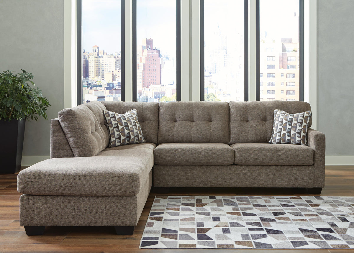 Mahoney 2-Piece Sectional with Chaise Chenille