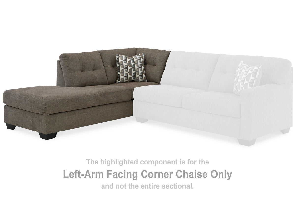 Mahoney LAF Corner Chaise Chenille