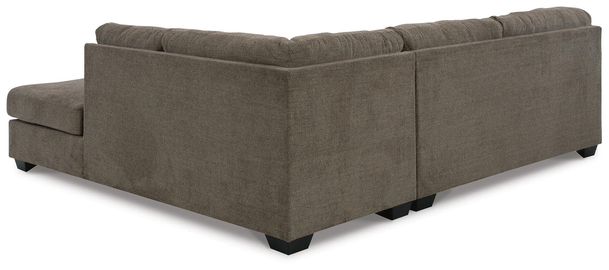 Mahoney 2-Piece Sleeper Sectional with Chaise Chenille