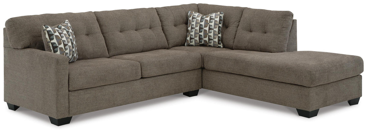 Mahoney 2-Piece Sectional with Chaise Chenille