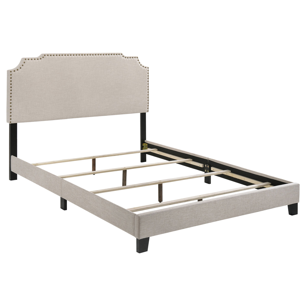 Tamarac Upholstered Panel Bed Beige - Full