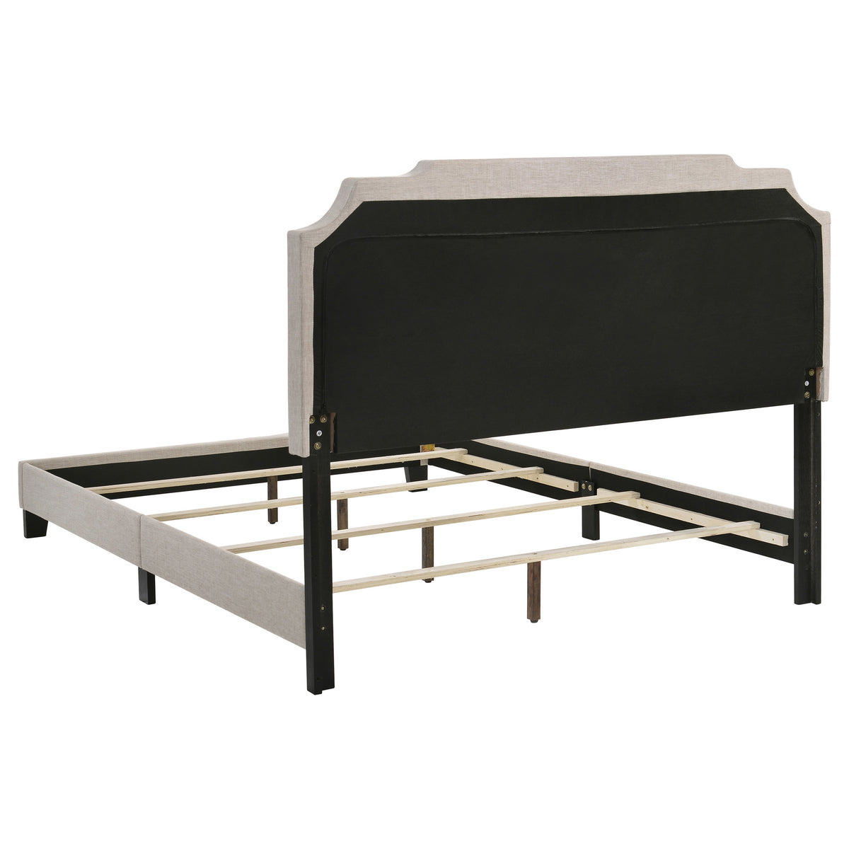 Tamarac Upholstered Panel Bed Beige - Full
