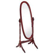 Foyet Wood Adjustable Full Length Cheval Mirror - Merlot