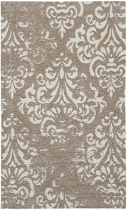 Damask DAS03 Ivory Grey Rug - Rectangle
