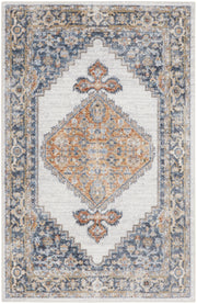 Astra Machine Washable ASW11 Grey Gold Rug - Rectangle