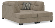 Olten 2-Piece Super Chaise Chenille