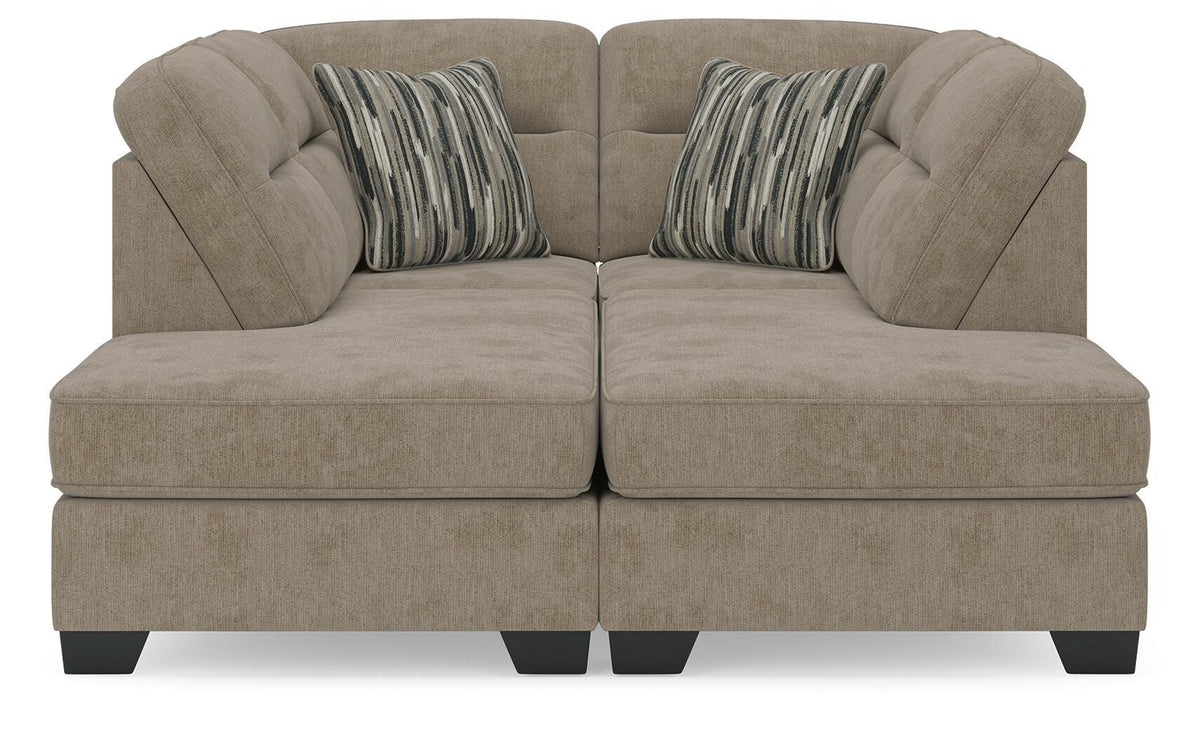 Olten 2-Piece Super Chaise Chenille