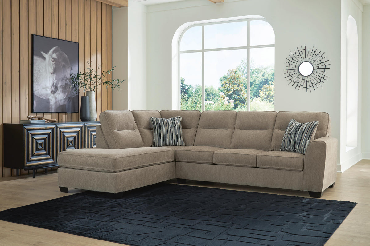 Olten 2-Piece Sectional with Chaise Chenille