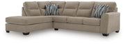 Olten 2-Piece Sectional with Chaise Chenille