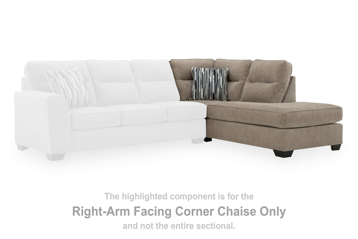 Olten RAF Corner Chaise Chenille