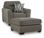 Olten Oversized Chair and Accent Ottoman