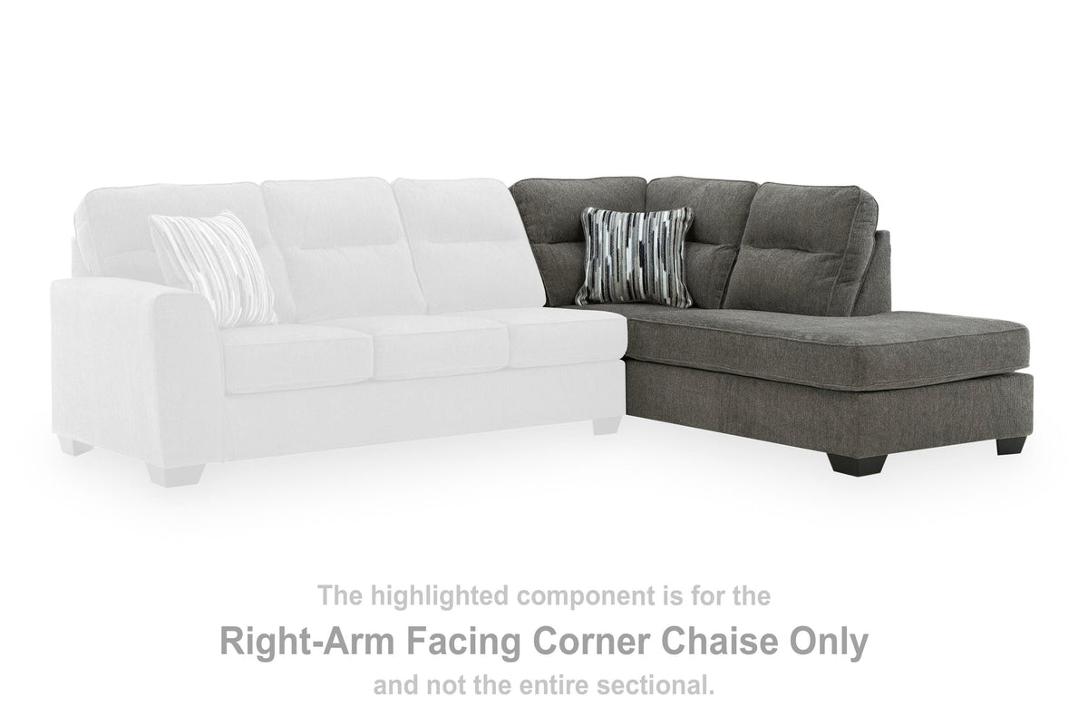 Olten RAF Corner Chaise Chenille