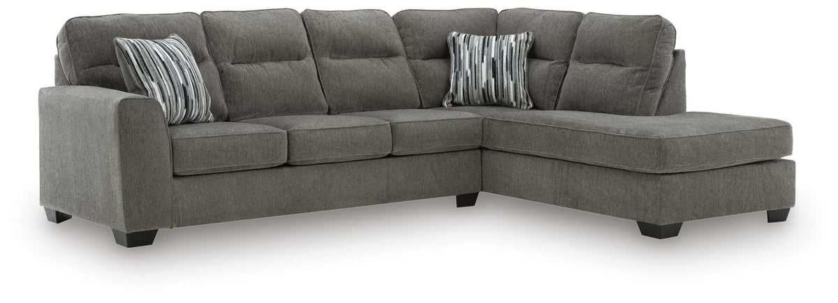 Olten 2-Piece Sectional with Chaise Chenille